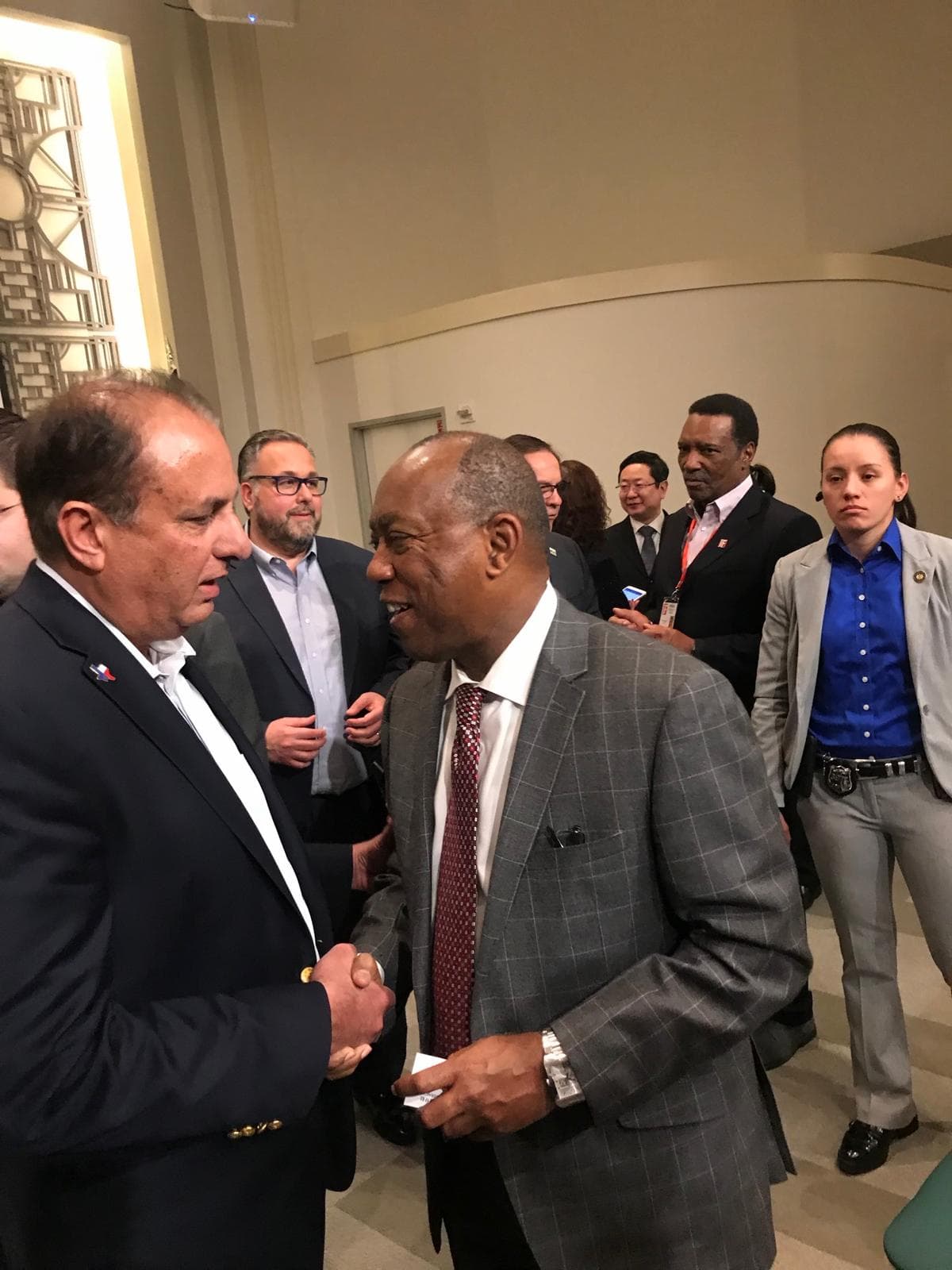 With City of Houston Mayor